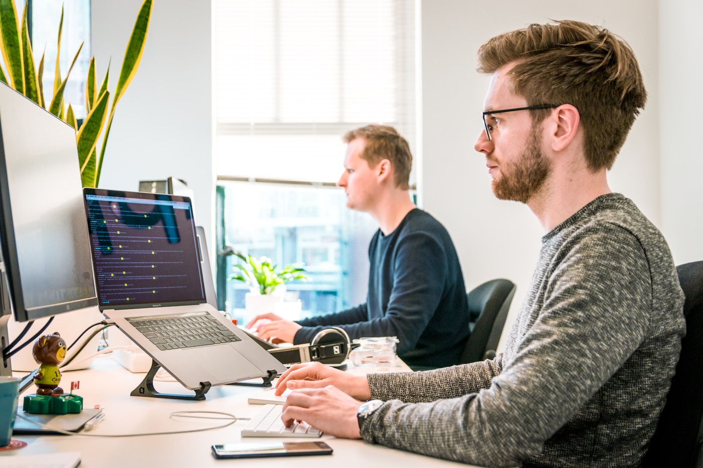 digital interface review in an office
